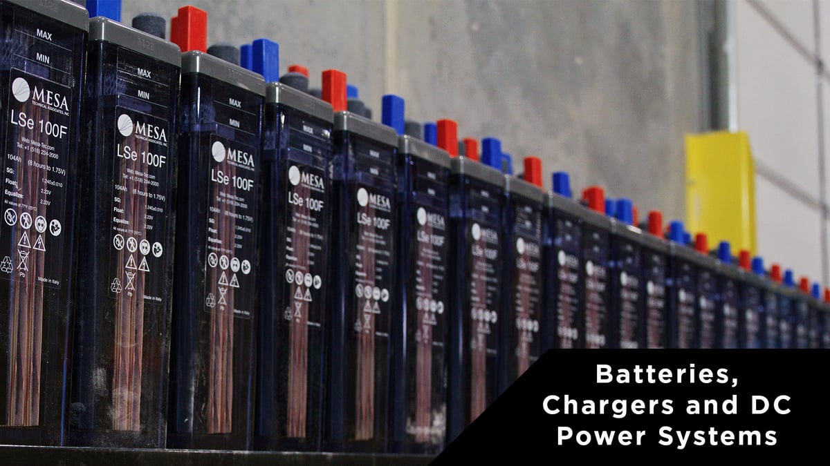 Batteries Chargers and DC Power