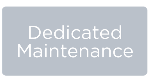 Dedicated Maintenance Rounded Rectangle Button 2026