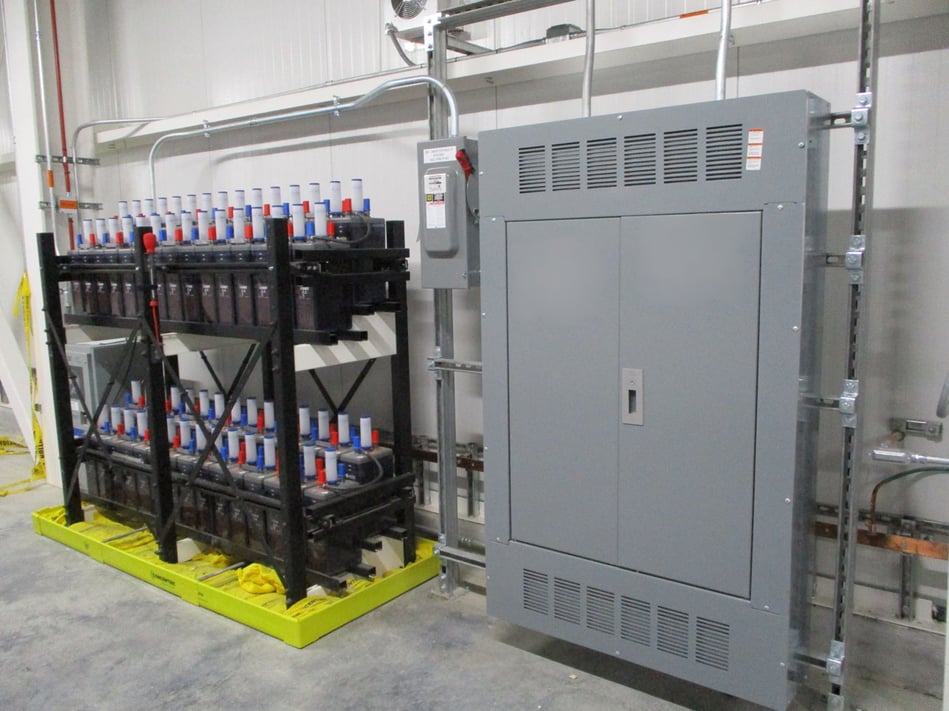 Concentric switchgear battery system