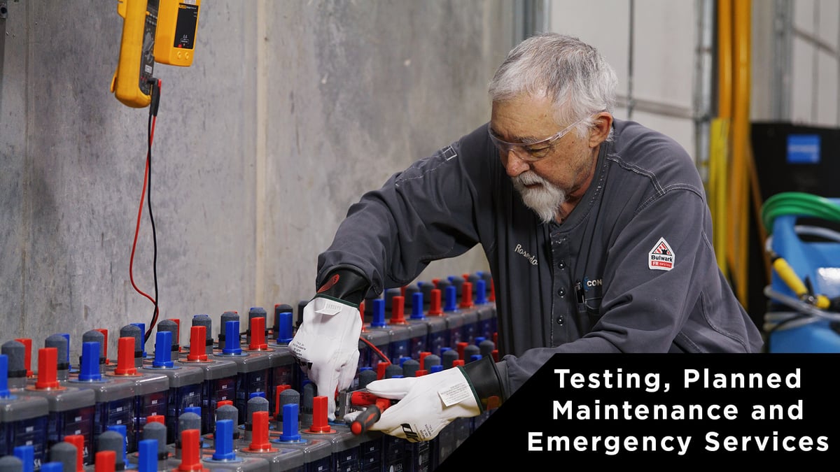 Testing, Planned Maintenance, and Emergency Services solution